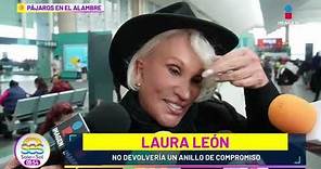 Laura León asegura NO quiere boda con su actual NOVIO | Sale el Sol