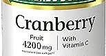 Nature's Bounty Cranberry 4200mg With Vitamin C, Urinary Health & Immune Support, Cranberry Concentrate, 250 Rapid Release Softgels