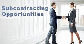 Doing Business with GSA - Subcontracting