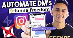 Automate Instagram DMs FAST! With Funnel Freedom (Also works for Go High Level)