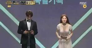 Nam Joo Hyuk - Lee Sung Kyung @ 2016 MBC Drama Awards Weightlifting Fairy Kim Bok Joo