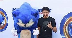 Haruki Satomi & Sonic - family day event of Sonic the Hedgehog