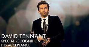 NTA 2015 David Tennant's Special Recognition - His Acceptance