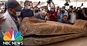 Egyptian Mummies Discovered After Being Buried For More Than 2,600 Years | NBC News