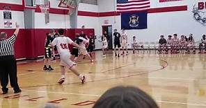 Behind-the-back shot wins the game for Bentley High School Boy's JV Basketball team