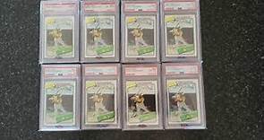 Topps 1980 Rickey Henderson rookie cards