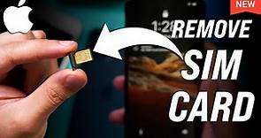 How to Remove Sim Card From iPhone
