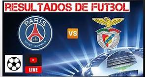 PSG vs Benfica en vivo | Resultados de futbol de hoy Champions League 2022 11 10 ⚽️