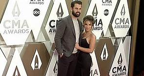Jessie James Decker attends 53rd Annual CMA Awards with husband