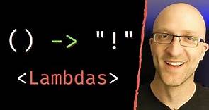 Lambda Expressions in Java - Full Simple Tutorial