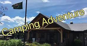 Camping adventure Whispering Hills Jellystone Park campground in Amish Country Ohio