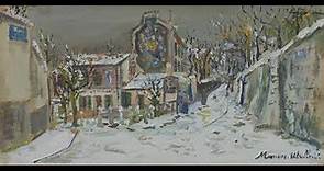 Maurice Utrillo (1883-1955)-Part 2 -A French painter of the School of Paris specialized in cityscape