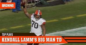 Kendall Lamm's BIG MAN Touchdown at Titans | Cleveland Browns