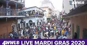 Bourbon Street in New Orleans for Mardi Gras 2020