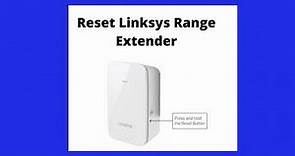 How to reset linksys extender