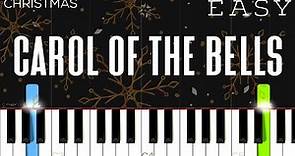 Christmas - Carol Of The Bells | EASY Piano Tutorial