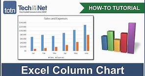 How to create a Column Chart in Excel