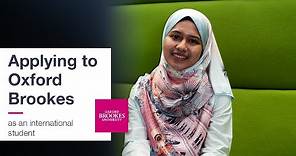 How to apply to Oxford Brookes-as an international student | Oxford Brookes University