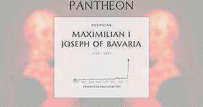 Maximilian I Joseph of Bavaria Biography - King of Bavaria from 1806 to 1825