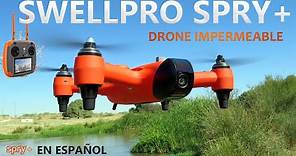 El drone ACUÁTICO 😱, SWELLPRO SPRY+, Drone para pescar y deportes acuáticos, en Español