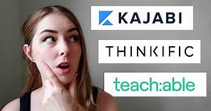 Kajabi vs Thinkific vs Teachable (+ Which is BEST!)