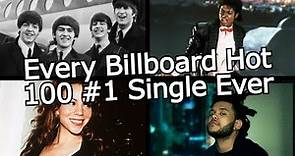 Every Billboard Hot 100 #1 Single Ever (1958-2023) *REMASTERED VERSION IN DESCRIPTION*