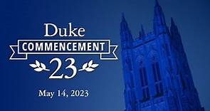 Duke Commencement Ceremony 2023