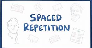 Spaced repetition in learning theory