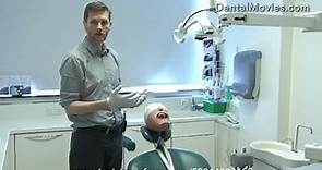 Dentist and patient position