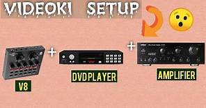 V8 + Karaoke Player + Amplifier Setup [ EASY TUTORIAL ]