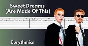 Eurythmics - Sweet Dreams (Are Made Of This) - Stunning Guitar Tab