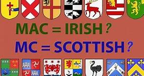 Irish & Scottish Surnames explained