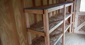 How to Build Easy and Strong Storage Shelves