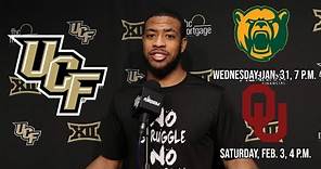 UCF Basketball: Darius Johnson Press Conference - Baylor & Oklahoma Week ⚔️🏀