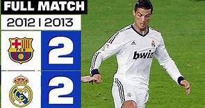 FC Barcelona vs Real Madrid (2-2) 2012/2013 PARTIDO COMPLETO