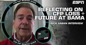 Nick Saban reflects on CFP loss + talks future at Alabama | The Pat McAfee Show