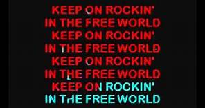 Neil Young Rockin' In The Free World 1989 MusicPlayOn com