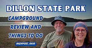 Dillon State Park Campground Review and Things to Do, Nashport, Ohio