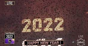 The 2022 New Year's Countdown from New York City