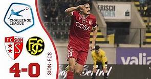 Sion - Schaffhausen 4-0 Highlights Swiss Challenge League