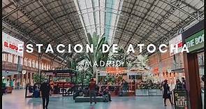 ATOCHA STATION, MADRID - Walking Tour | Estacion de Atocha (Metro, Renfe) | Pro Walking Tour HD