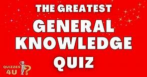 The Greatest General Knowledge Quiz Ever? | Ultimate Trivia Quiz Game ✨New Quiz