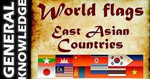 World Flags - East Asian Countries