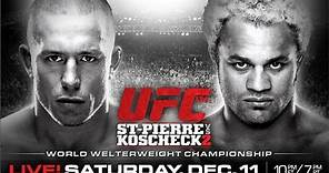 Georges St Pierre vs Josh Koscheck Full Fight UFC 124