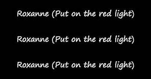 The police Roxanne + lyrics