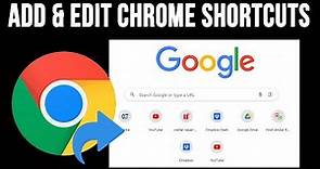 How to Add & Edit Your Google Chrome Homepage Shortcuts **Updated**
