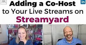 A Chat with Christopher G Johnson on "Adding a Co-Host to Your Live Streams on Streamyard"