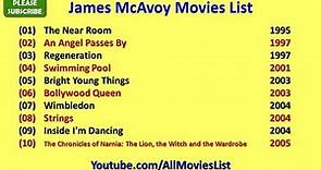 James McAvoy Movies List