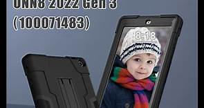 Case for Walmart Onn 8 Inch Gen 3 2022 Model:100071483 Tablet, Kids Friendly Heavy Duty Shockproof Hybrid Rugged Cover for Walmart Onn 8 Inch Gen 3 2022 Tablet.(Black)