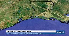 LIVE RADAR: Tropical Depression 17 forms in western Gulf of Mexico, no threat to Texas